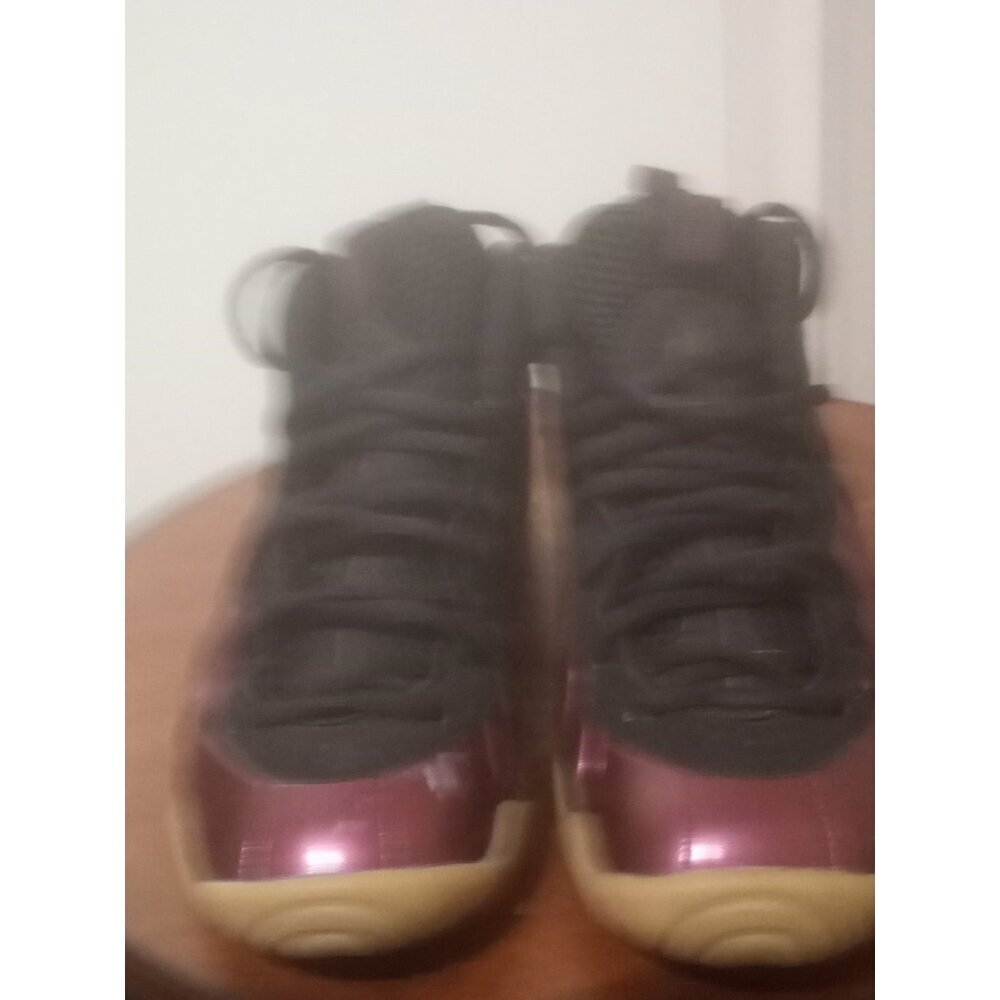 NIKE Little Posite One GS 'Night Maroon' 644791-600 Women's Size 5 Youth Sz 3.5Y - Picture 6 of 14